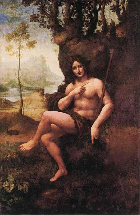 Leonardo  Da Vinci Bacchus china oil painting image